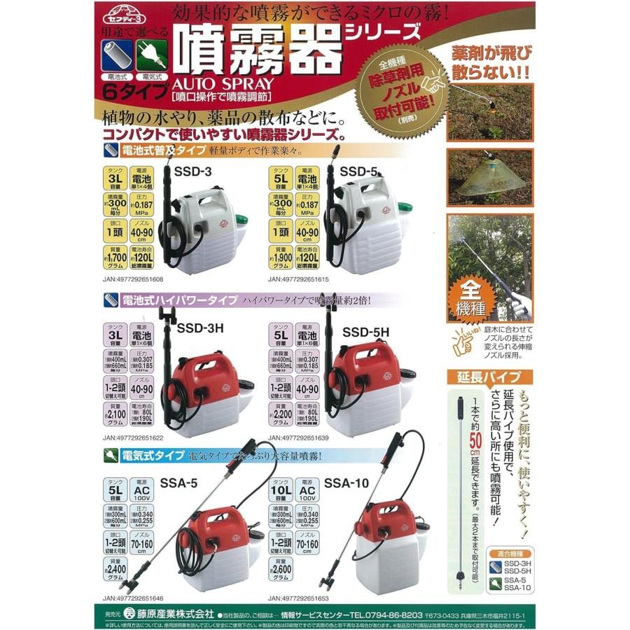 ハイパワー電池式噴霧器