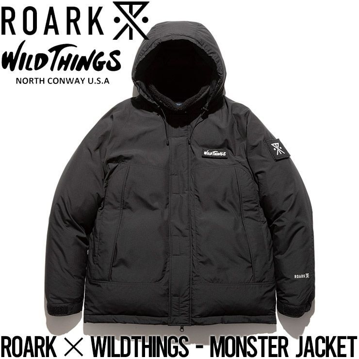 送料無料】2023年モデル ダウンジャケット THE ROARK REVIVAL ロアークリバイバル ROARK × WILDTHINGS -  MONSTER JACKET RJJ970 BLK 日本代理店正規品 - メルカリ