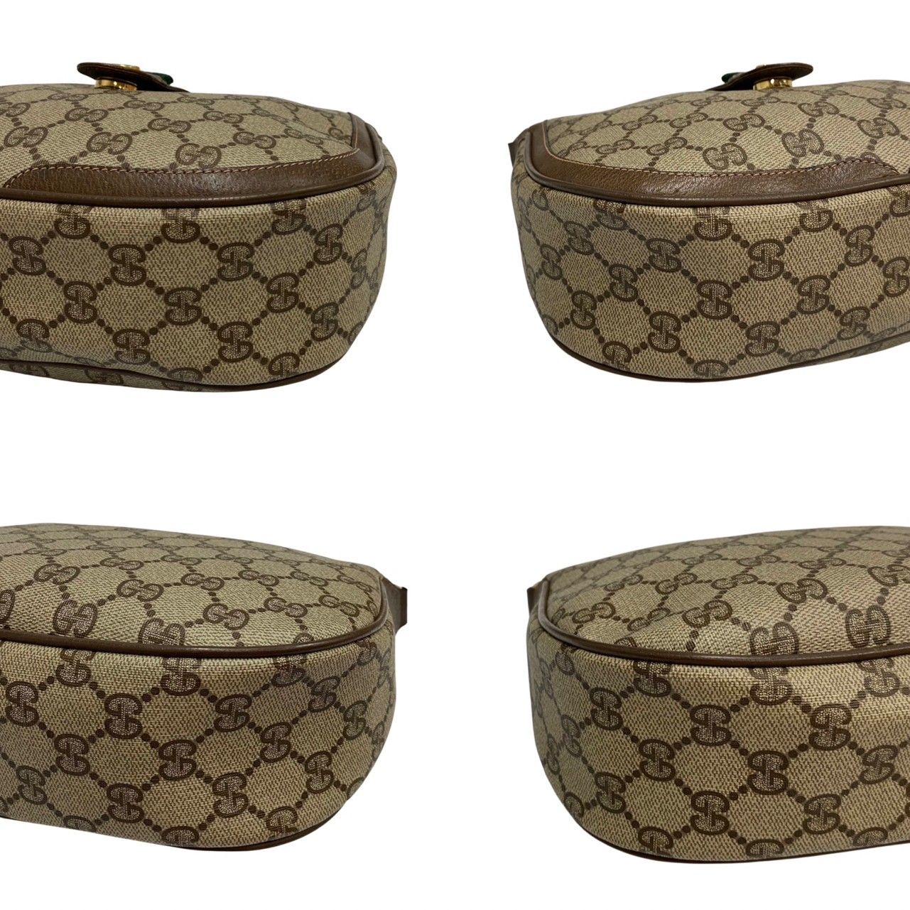 美品 GUCCI シマレザー GG ボディバッグ シェリーライン グッチ 極 美品 GUCCI オールドグッチ ヴィンテージ GG ロゴ 金具 シェリー