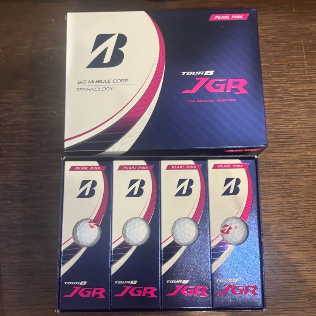 ブリヂストンTOUR B JGRゴルフボール23年モデル パールピンク 2ダース BRIDGESTONE GOLF ブリヂストンゴルフ TOUR B JGR ゴルフボール