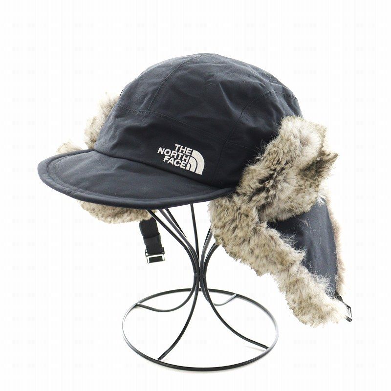 ザノースフェイス THE NORTH FACE FRONTIER CAP フロンティアキャップ フライトキャップ 帽子 ロゴ M グレー 黒 ブラック NN42241 /AN39