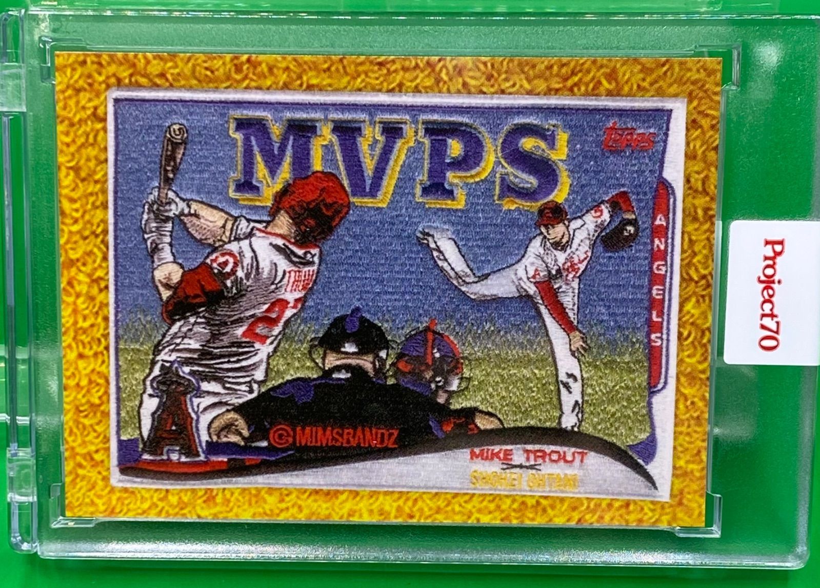 WBC決勝が再現された大谷翔平vsトラウト ToppsProject70 829 - メルカリ