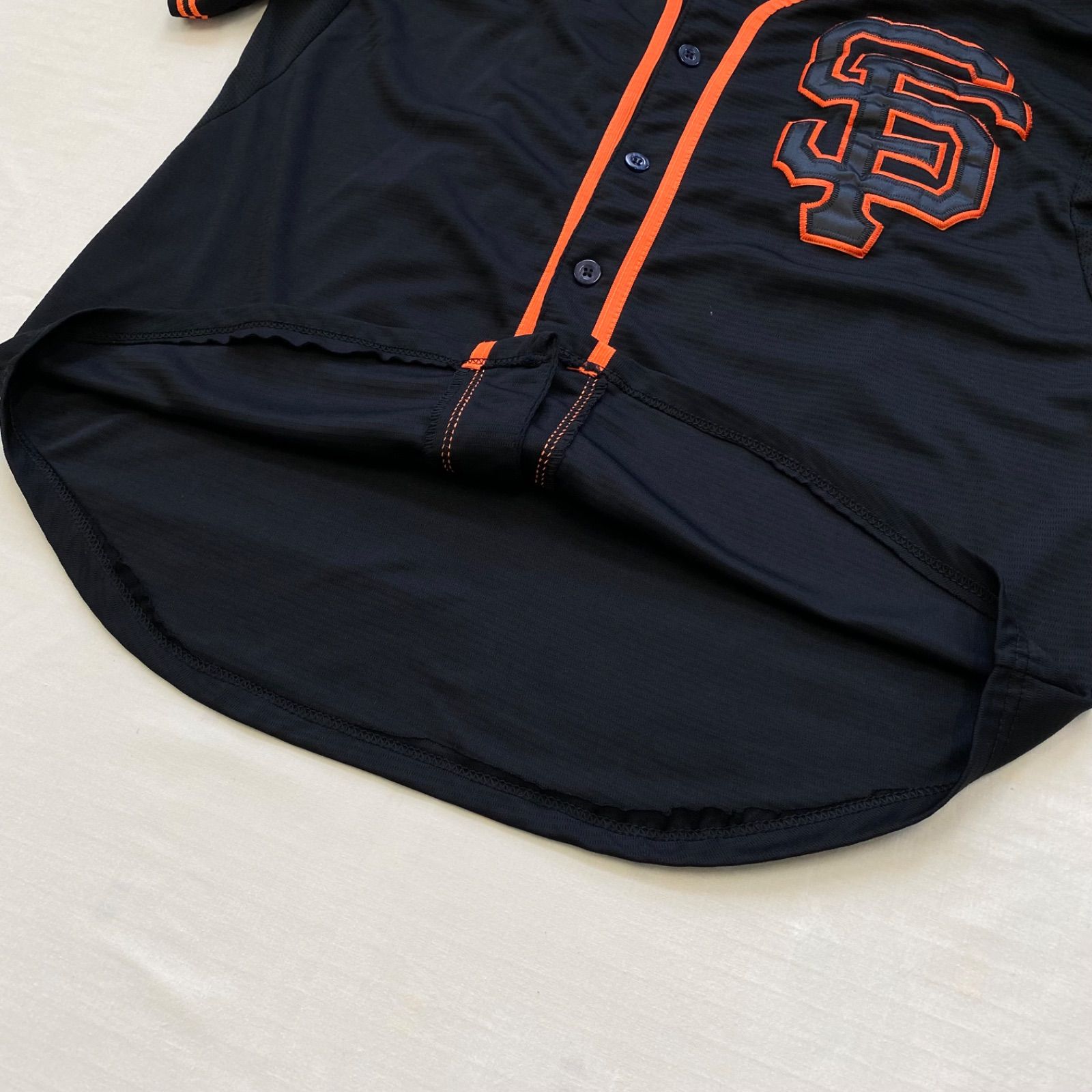 MLB マジェスティック　半袖　ゲームシャツ　メジャー　刺繍ロゴ　ジャイアンツ 楽天市場】□ MLB オフィシャル Majestic ジャイアンツ ベース