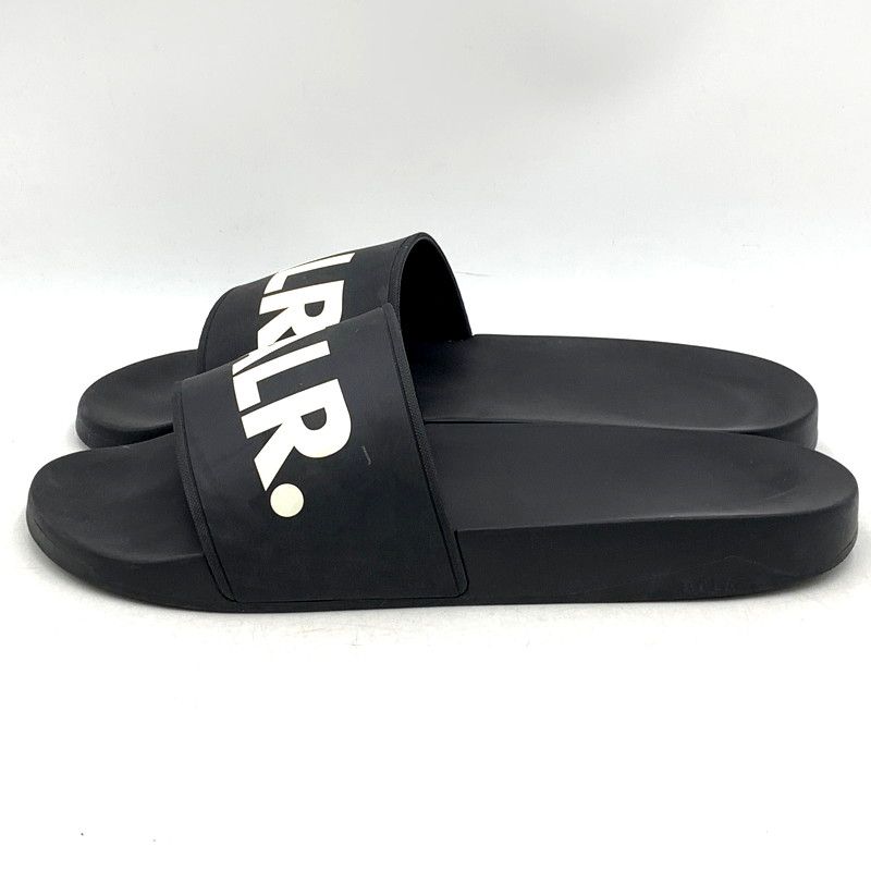 新品 定価1.6万円 BALR. サンダル グレー 41 メタルロゴ NUOVO ヌオーヴォ PLAT GURKHA 4.5 プラット グルカ 4.5 NC50227