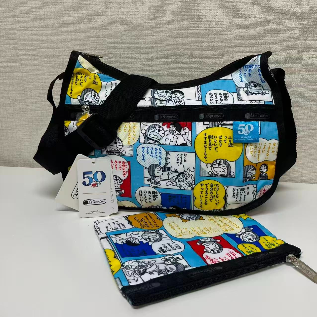 レスポートサック ショルダーバッグ 7520  新品未使用 タグ付きドラえもん レスポートサック ショルダーバッグ ドラえもん レスポ 50周年 7520