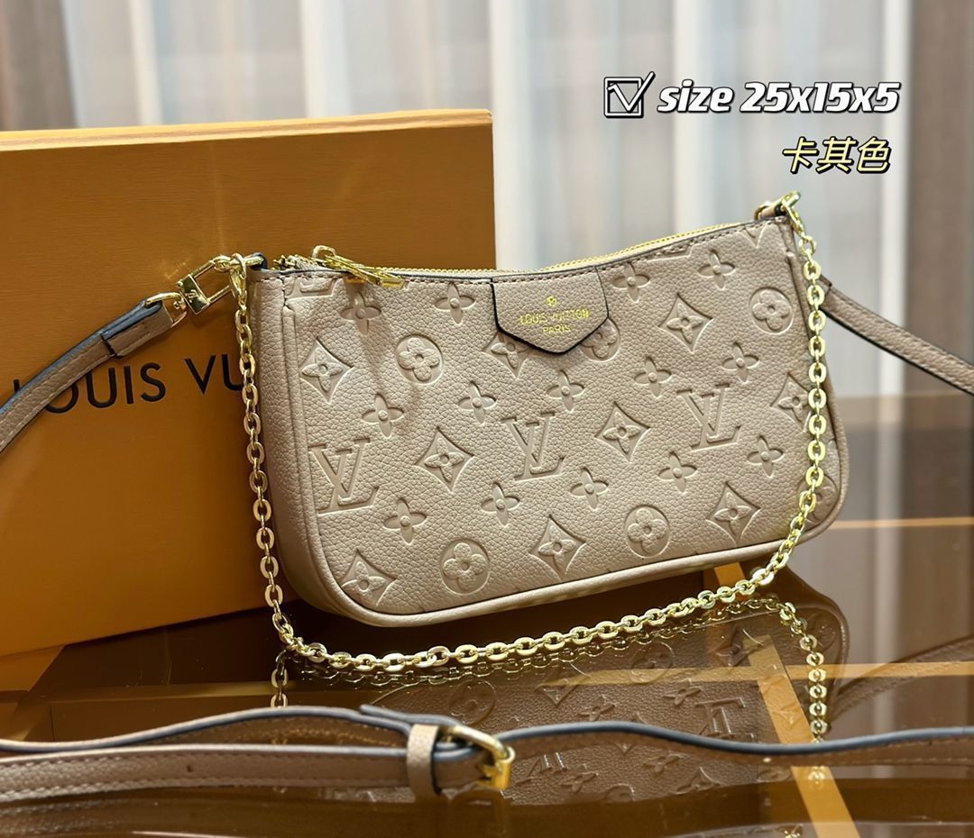 美品 LOUIS VUITTON ルイヴィトン ショルダーバッグ ハンドバッグ  財布  3点セット オンザゴー MMM