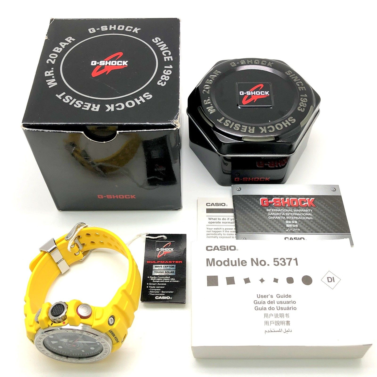G-SHOCK ジーショック GWN-1000-9A GULFMASTER ガルフマスター 電波 