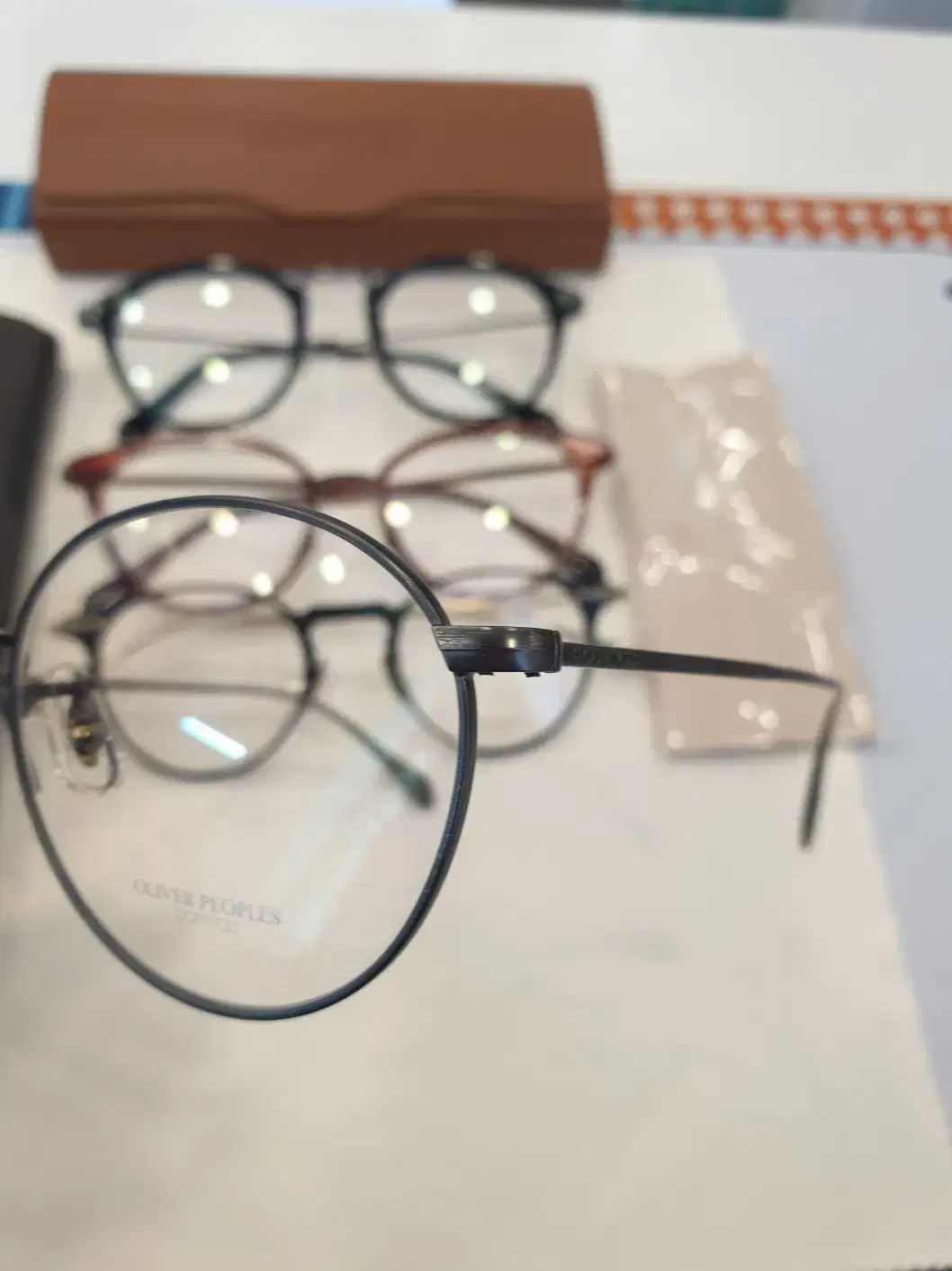 メガネ 実際に着用していない