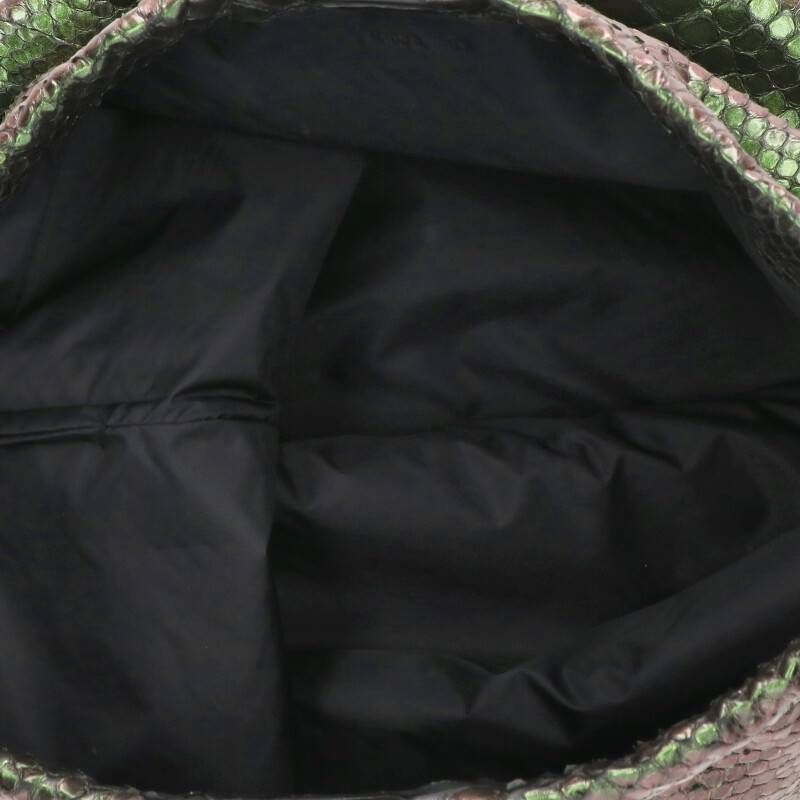 リックオウエンス 23SS EDFU パイソンドローストリングナップサック