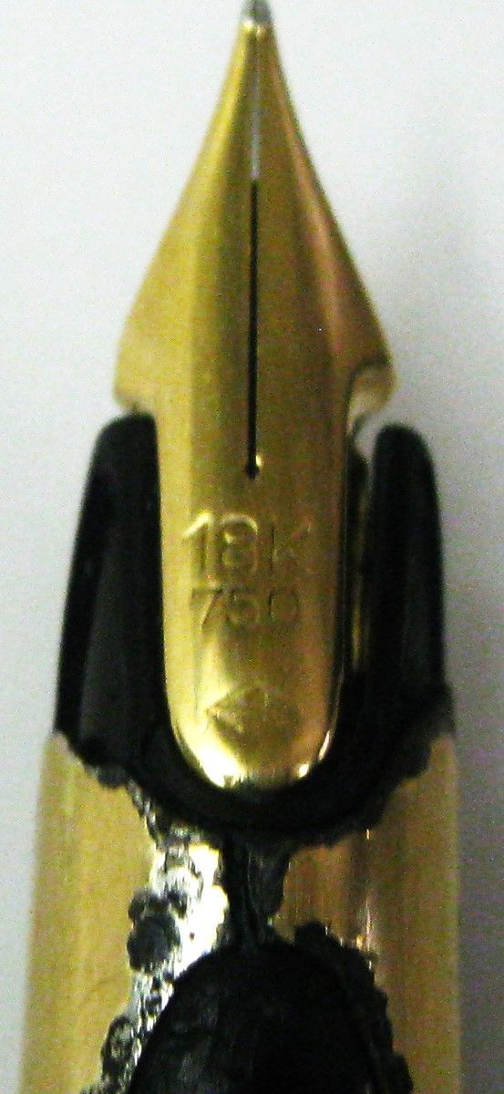 フランス製 万年筆ウォーターマンC/F PLAQUE OR Gペン先18K750