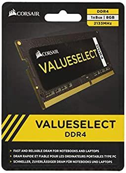 【中古】CORSAIR DDR4 SO-DIMM メモリモジュール VALUE SELECT Series 8GB×1枚キット CMSO8GX4M1A2133C15