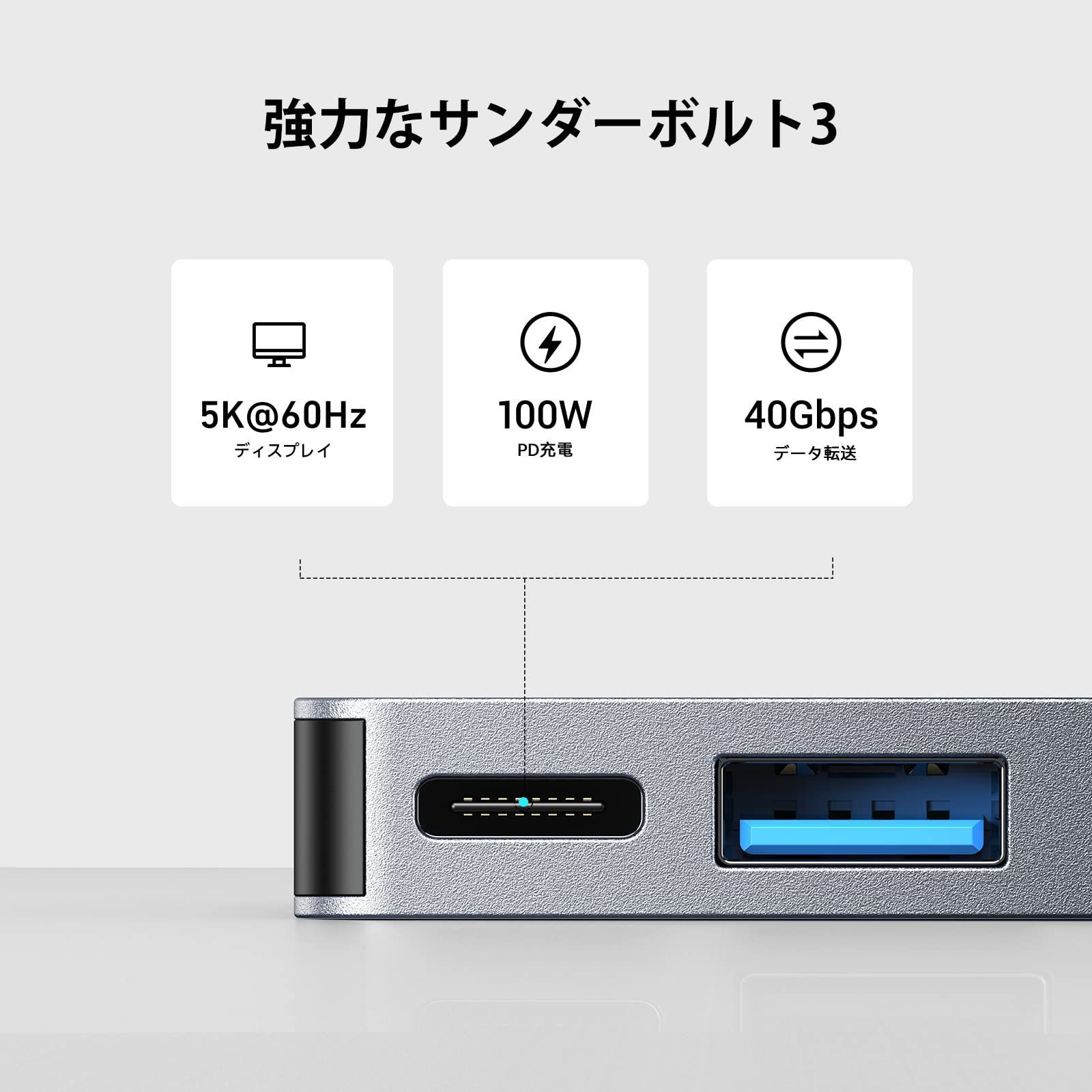 Macbook ハブ M1 M2 Macbook Air ハブ Macbook Pro ハブ USB TypeC 6-IN-2 USB-C ハブ  PD充電ポート USB3.0ポート SD/Microカードリーダー 送料無料 未使用 - メルカリ