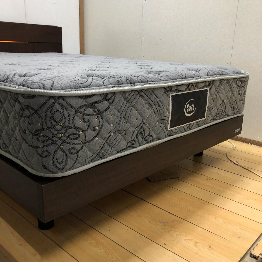 送料無料 超美品 サータ × ドリームベッド ダブル マットレス