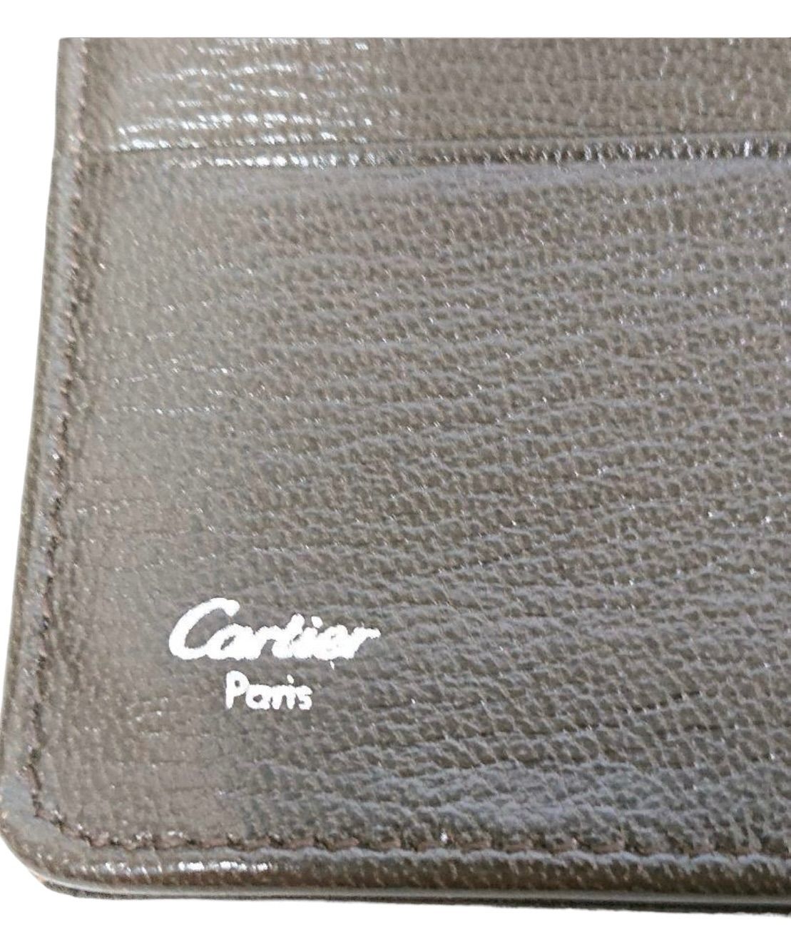 Cartier マストドゥ カルティエ マストロゴ 長財布 ダーク カーキ 