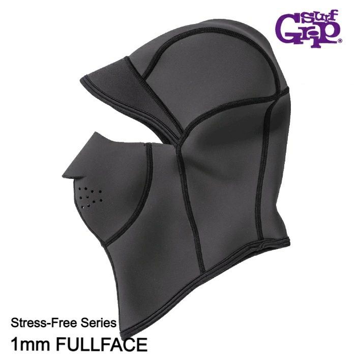 【新品】surfgrip サーフグリップ SurfGrip stress-Free 1mm FULLFACE ブラック M 日本製