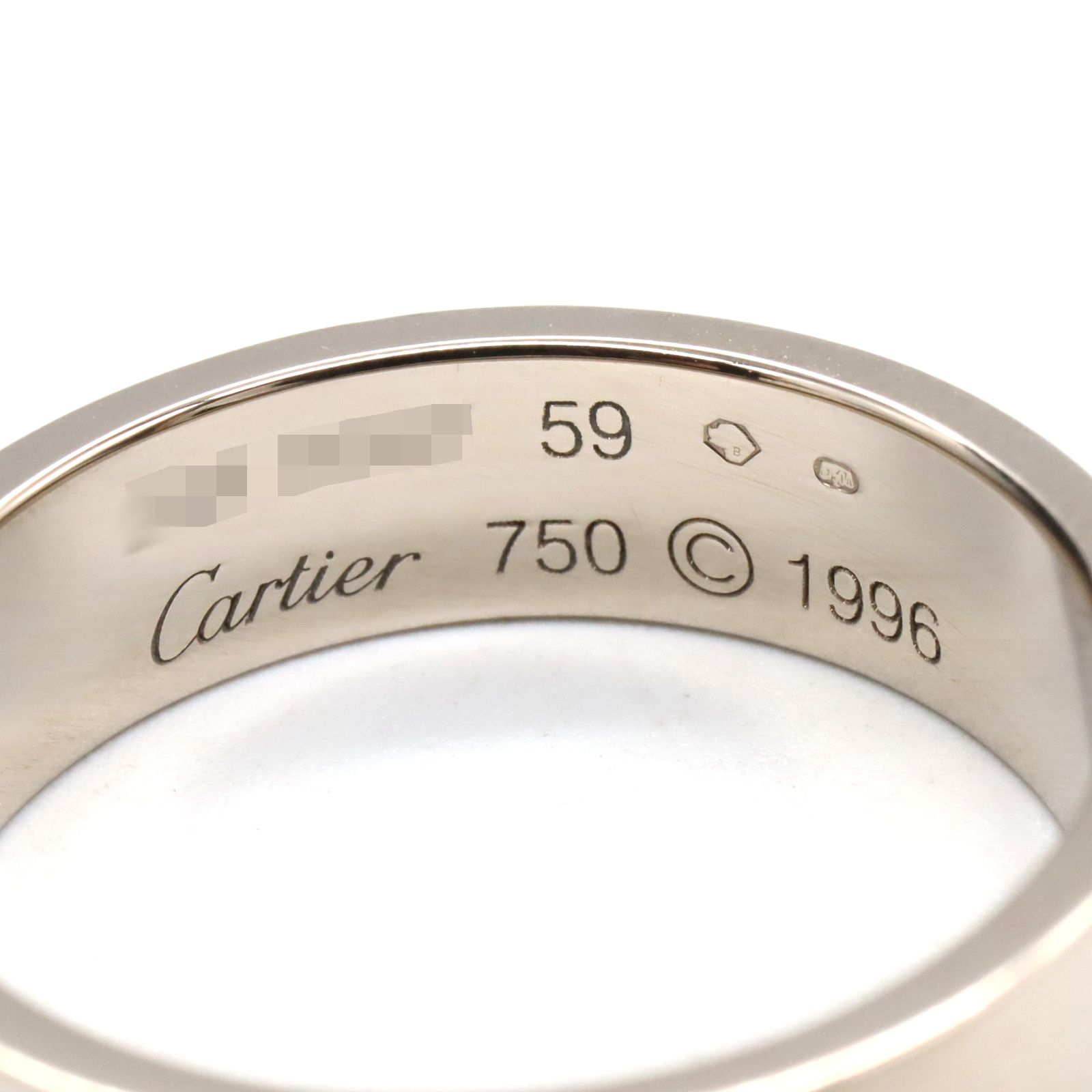 Nari　Cartier ラブリング ホワイトゴールド　51サイズ CARTIER カルティエ ラブリング #51 リング・指輪 K18ホワイト