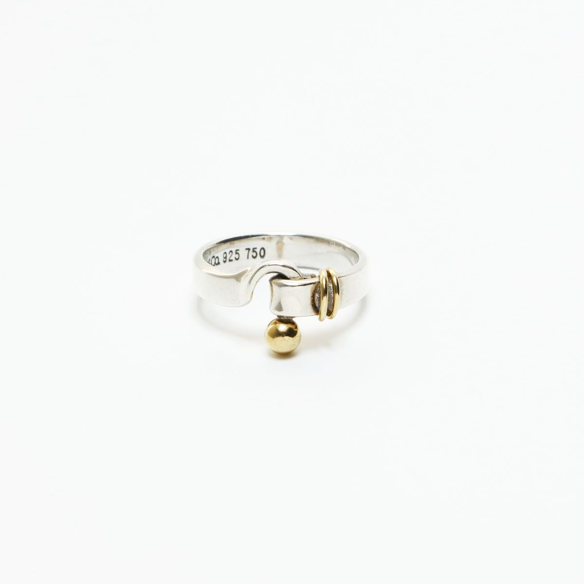 TIFFANY-Co. ティファニー リング 指輪 750 925 フック＆アイ 12