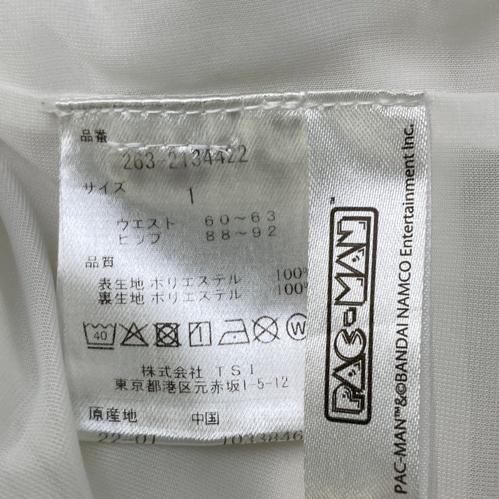 サイズ：1 JACK BUNNY ジャックバニー ×PAC-MAN インナー付スカート