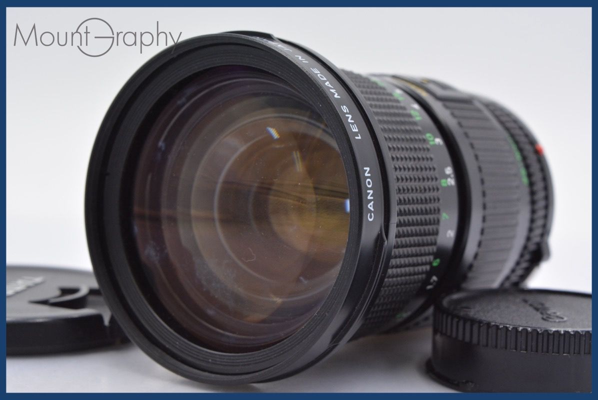 上 キヤノン Canon NEW FD 35-105mm F3.5 前後キャップ付 完動 同梱可 mj2793