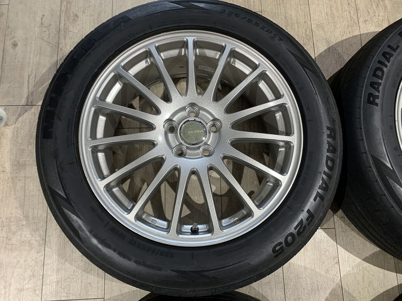 2410026】BRIDGESTONE ECO FORME SE-12 17インチ 7J +53 PCD100 5H + 