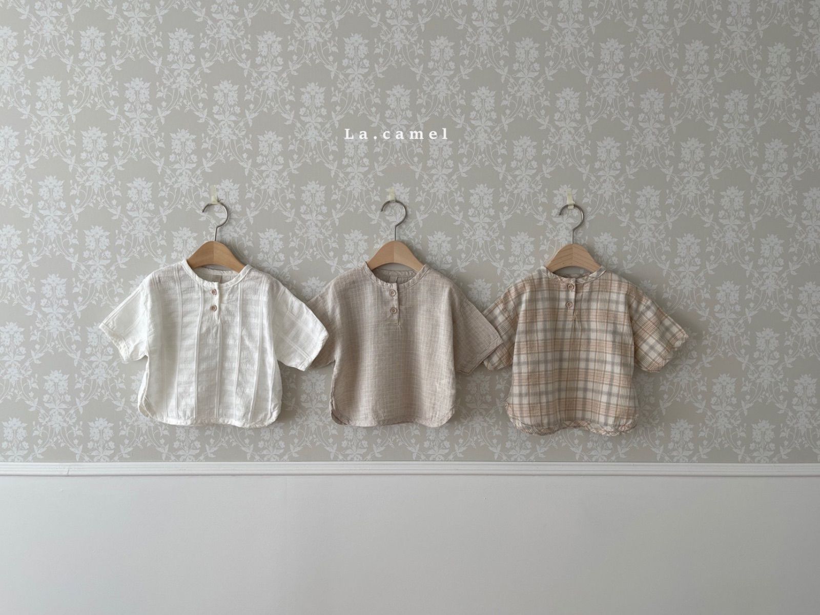 【韓国子供服】la camel   reve bebe shirt