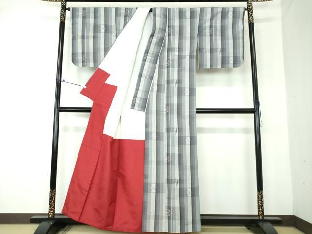 平和屋着物○上質な紬 琉球絣文様 正絹 逸品 DAAQ3430ps - メルカリ 