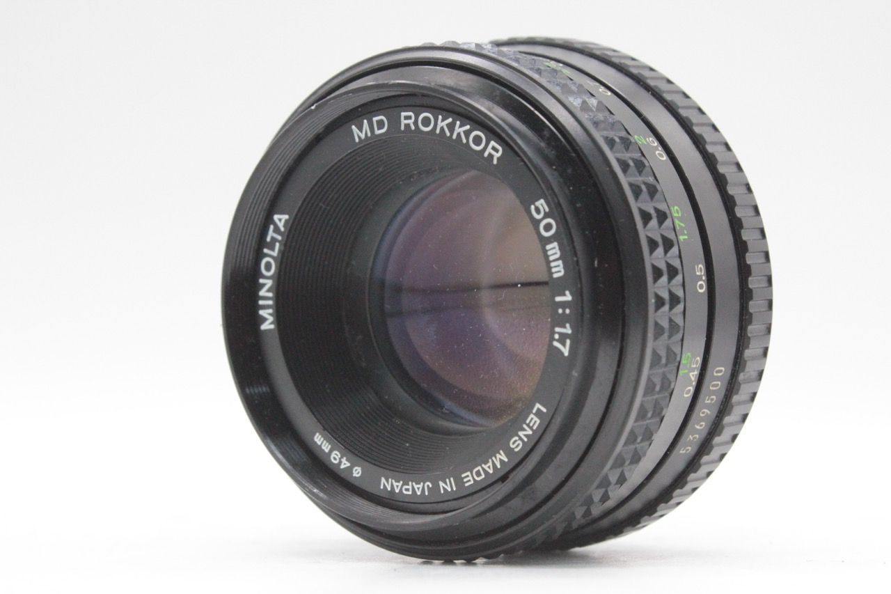 同梱歓迎】難あり実用□ミノルタ MINOLTA MD ROKKOR 50mm F1.4□3508