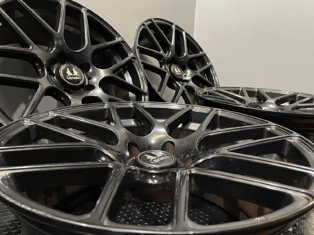 MLJ VENATICI ヴェナティッチ 19インチ 4本 8.5J/9.5J5HPCD120+35 ブラック BMW等　(VHT005) クレジットカード QRコード決済可能 MLJ VENATICI ヴェナティッチ 19インチ 4本 8.5J/9.5J5HPCD120+35