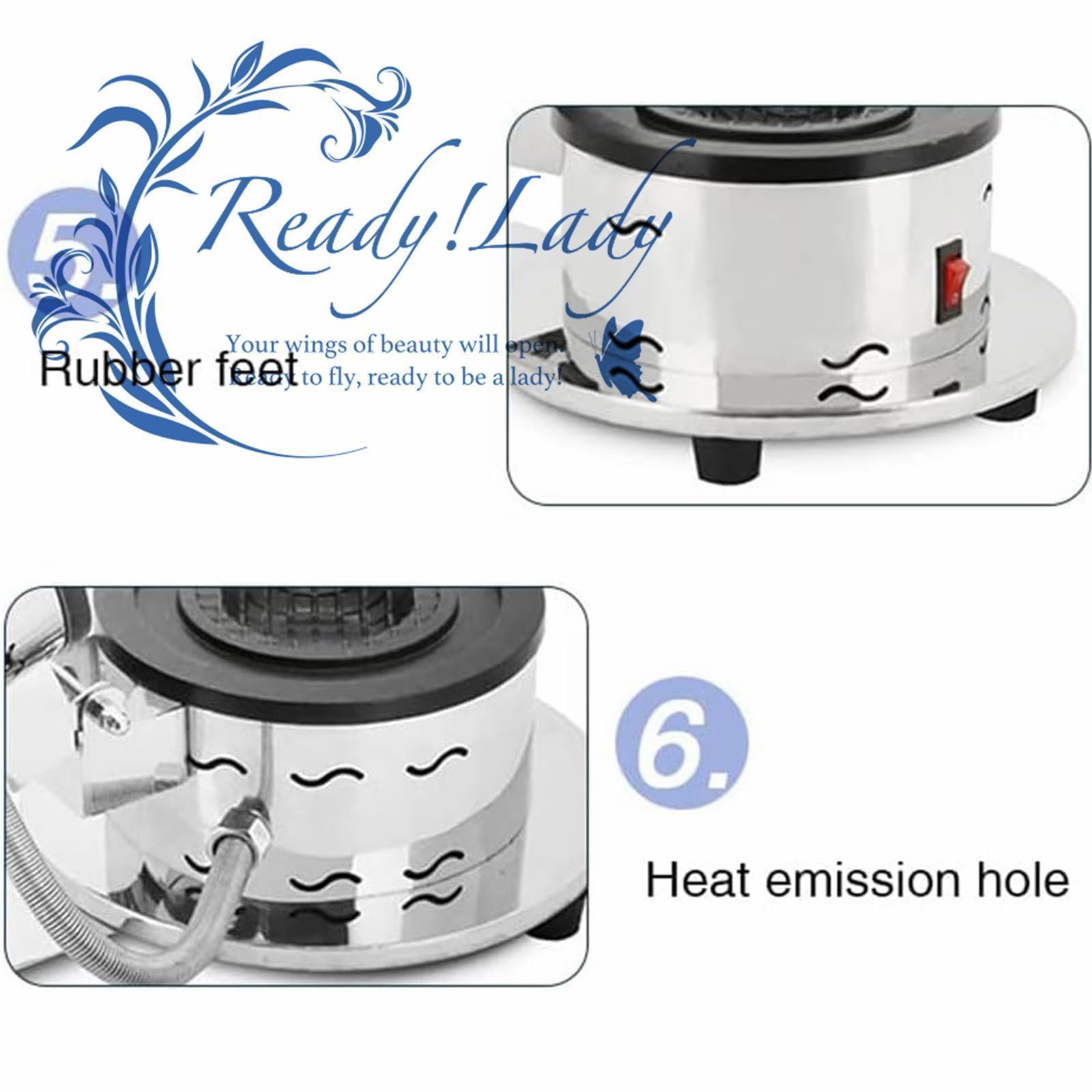 電気バーガーワッフルメーカー ノンスティックパン