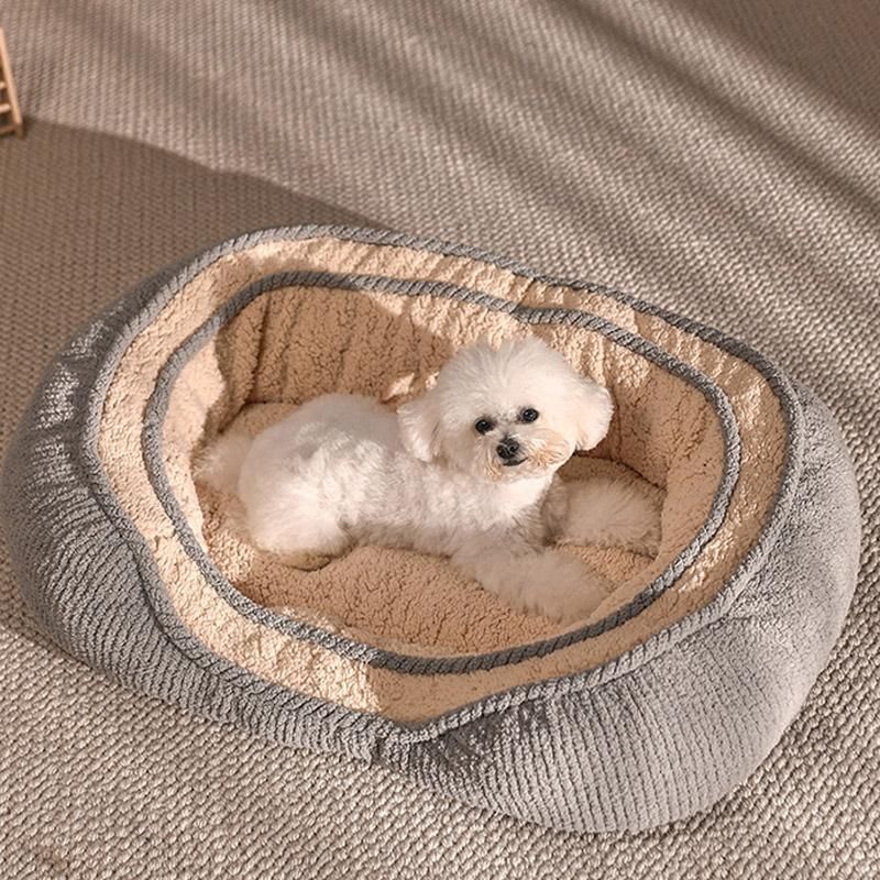 ペットベッド 可愛い 猫ベッド 犬ベッド ペットクッション ふわふわベッド 寝床 キャットベッド ふわふわ あったか 犬小屋 ペット 犬猫通用 狗ベッド rgoN609