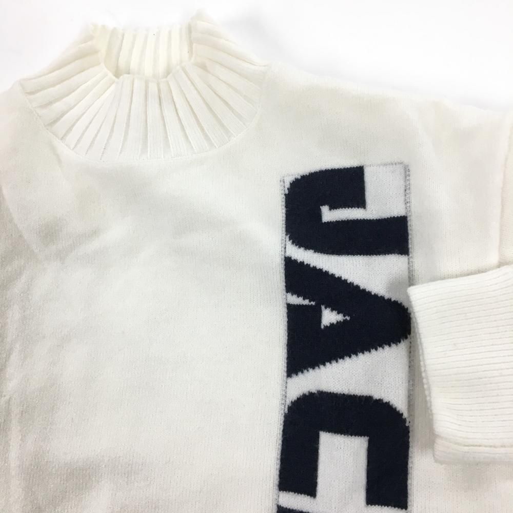 白×ネイビー ビッグロゴ