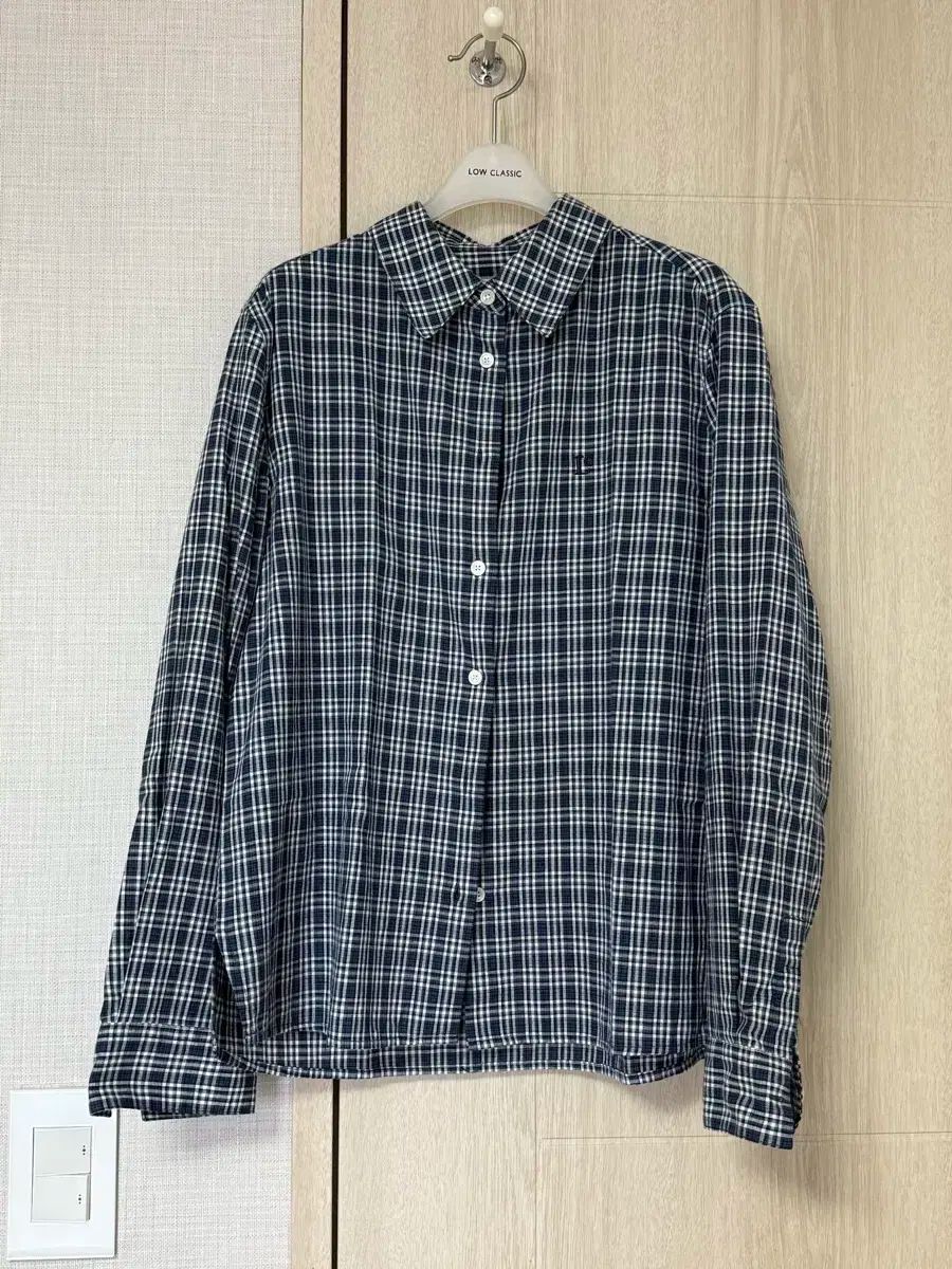 人気アイテムお得に購入！ LOW CLASSIC ロウ クラシック レギュラーフィット CHECK シャツ M しかも嬉しい送料無料！