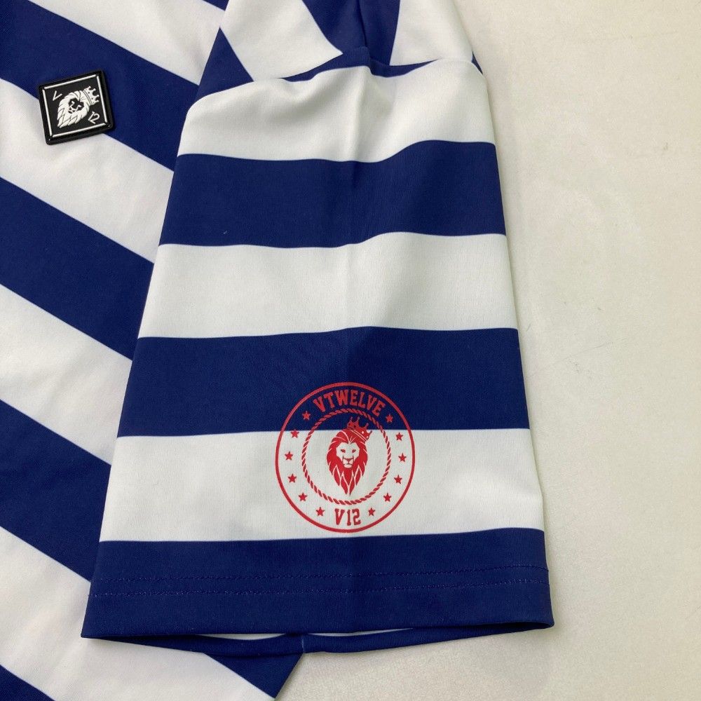 v12 ゴルフウェア　新品未使用　半袖モックネックシャツ　M V12 ヴィトゥエルブ ゴルフモックネック 半袖シャツ ゴルフウェア