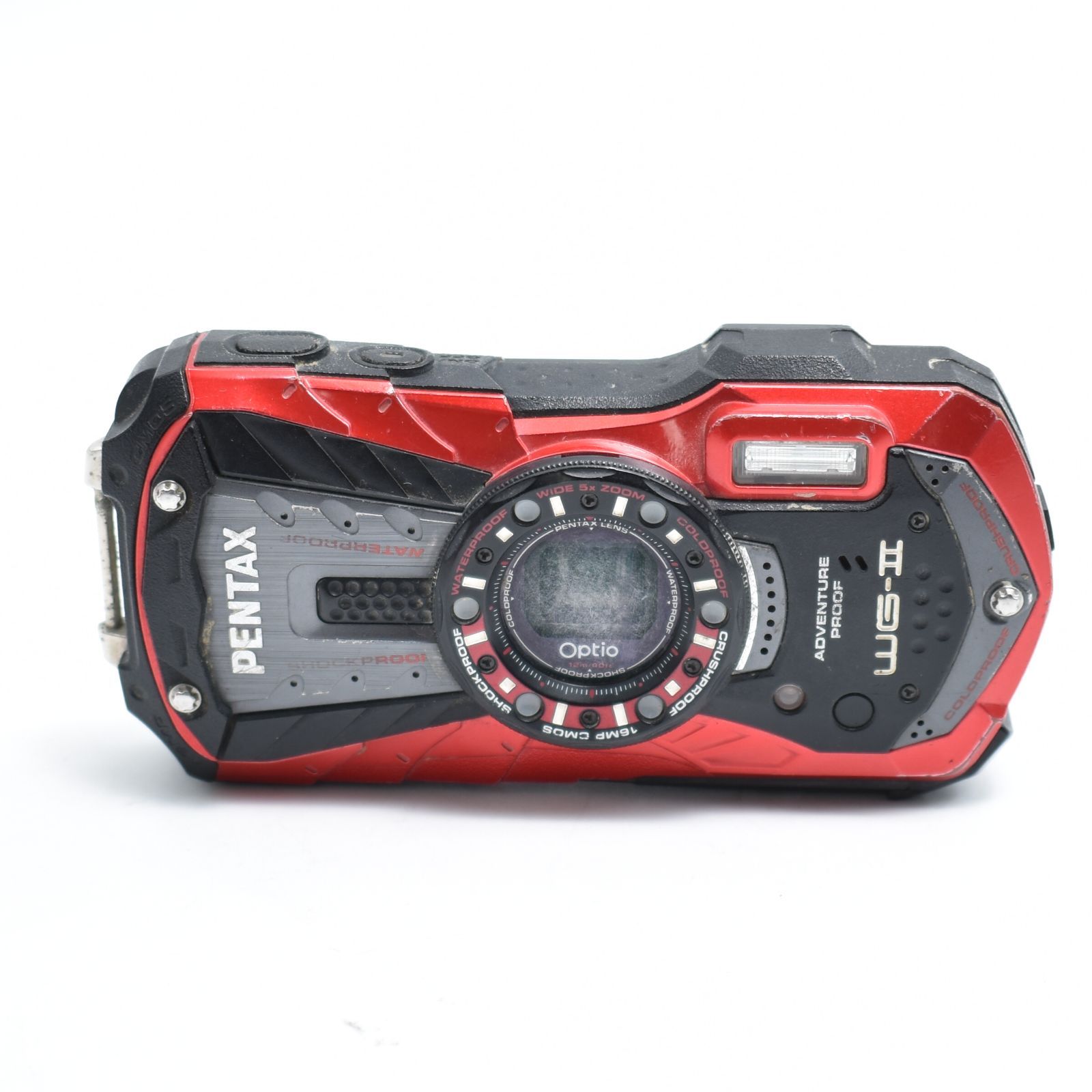 PENTAX 防水デジタルカメラ Optio WG-2 (バーミリオンレッド) 約 PENTAX 防水デジタルカメラ Optio WG-2 (バーミリオンレッド) 約