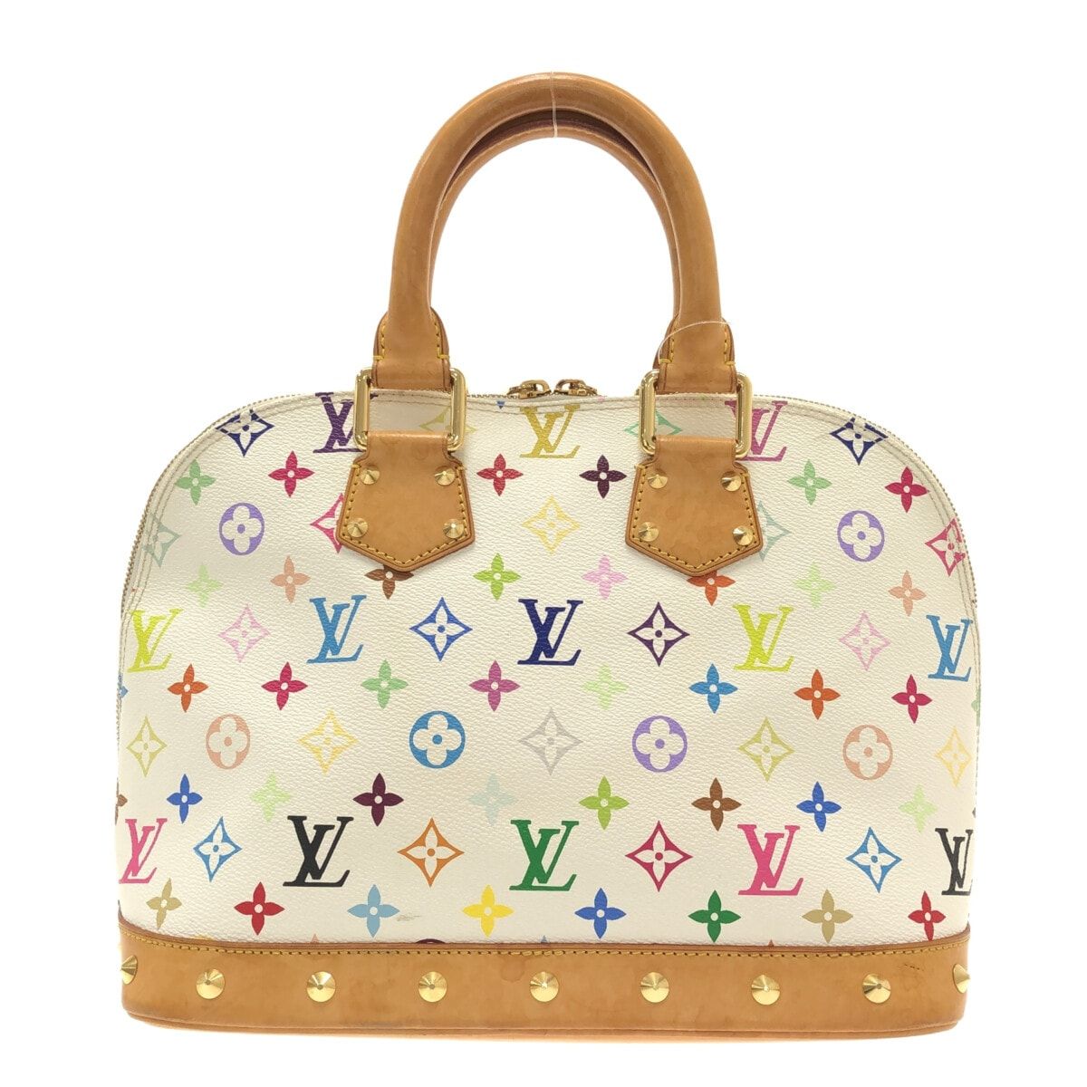 LOUIS VUITTON(ルイヴィトン) ハンドバッグ モノグラムマルチカラー アルマ M92647 ブロン 合皮・レザー - メルカリ