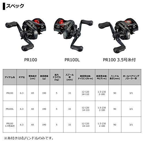 SALE☆ダイワ(DAIWA) ベイトリール 21 PR100/100L/100 - メルカリ