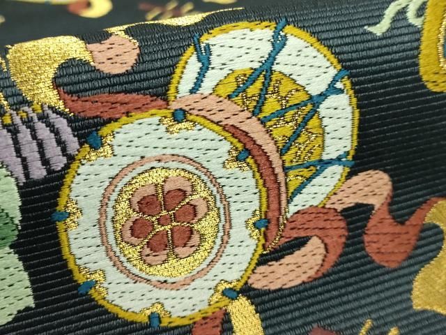 平和屋着物□極上 西陣の老舗 1782年創業 山下織物 六通柄袋帯 唐織