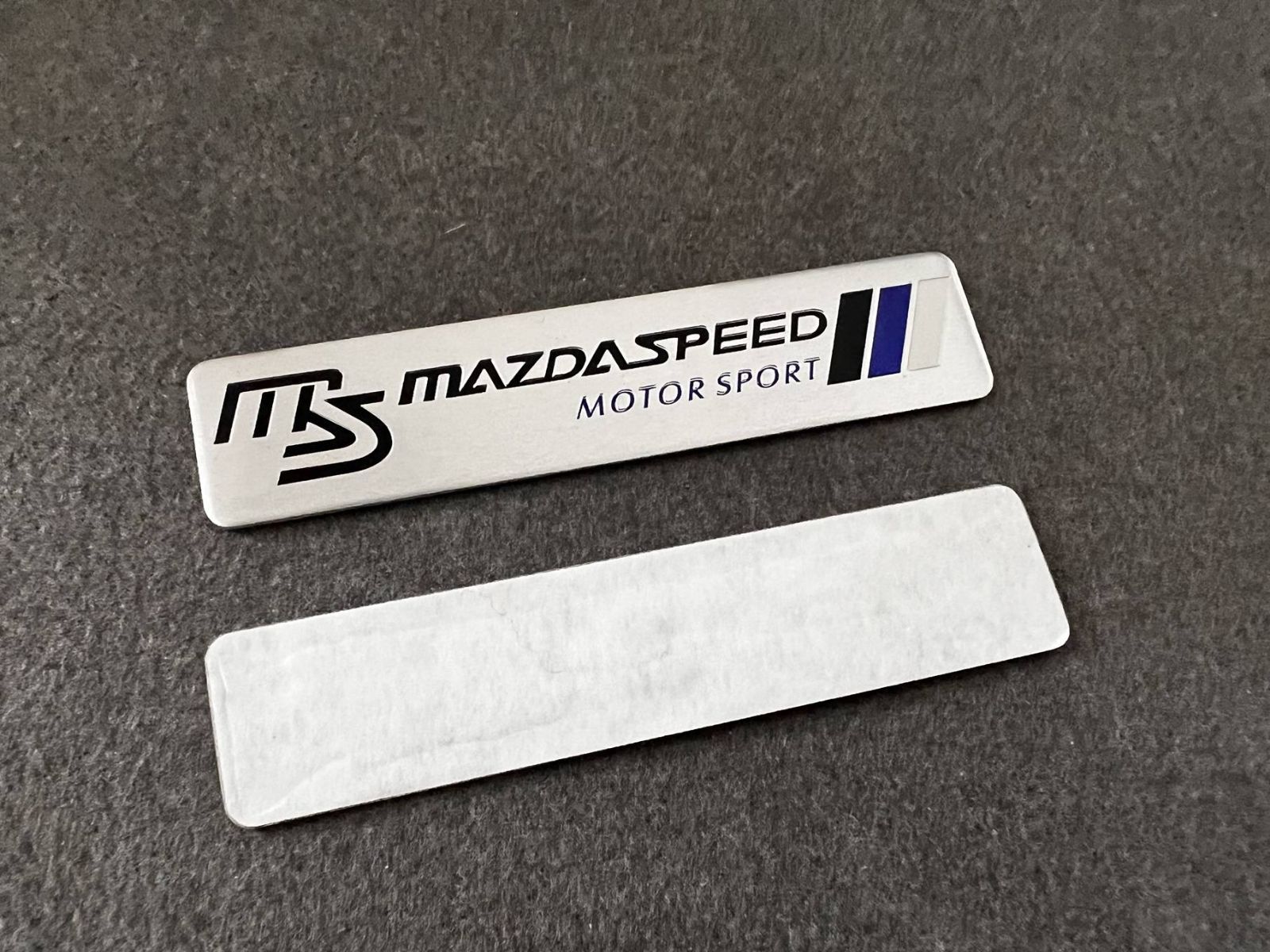 ☆マツダ MS MAZDA SPEED☆554☆カーステッカー エンブレム デカール 2枚セット フェンダーバッジ装飾 アルミ カースタイリング -  メルカリ