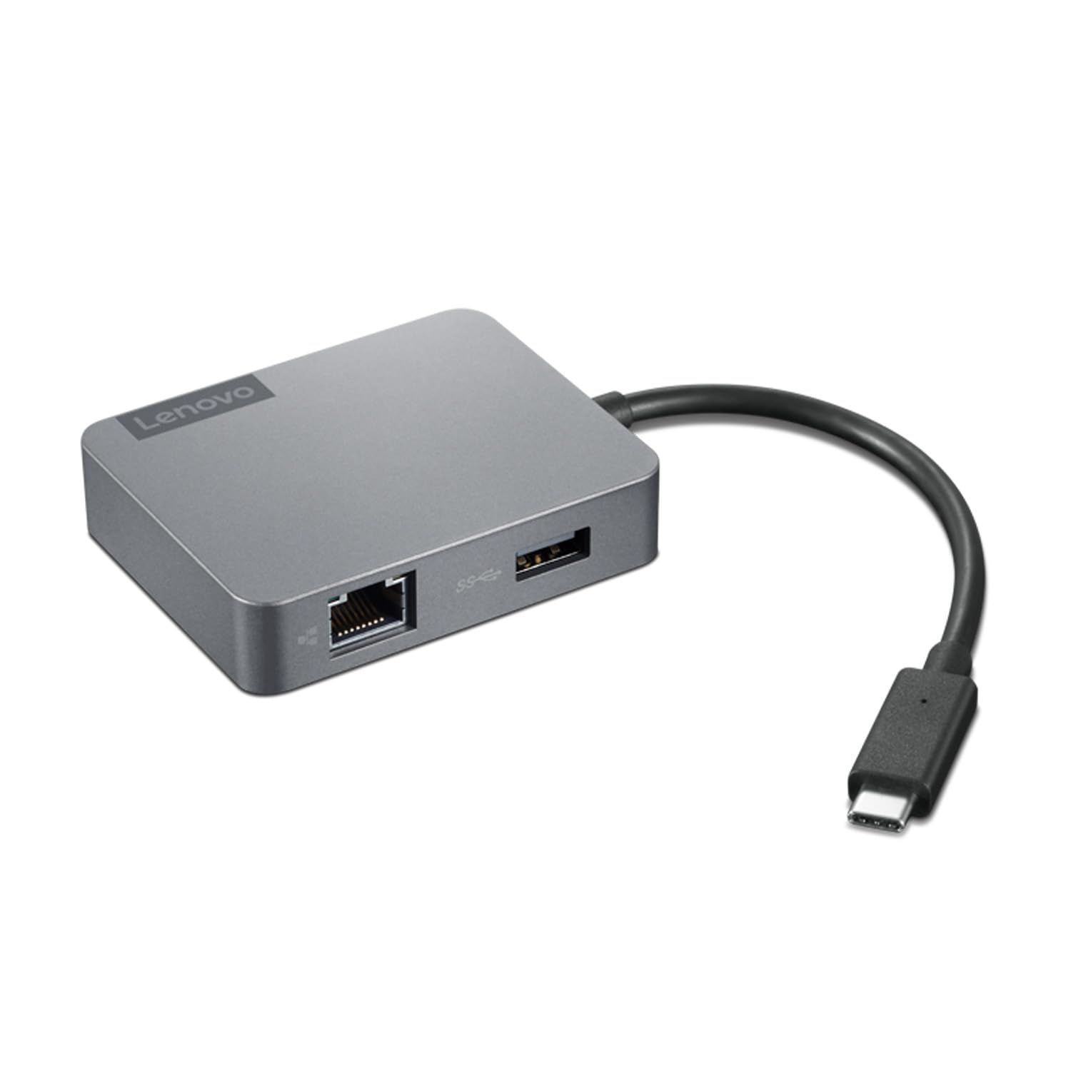 Lenovo Lenovo USB Type-C トラベルハブ 2021年モデル USBハブ HDMI VGA LANポート USB3.0 軽量 コンパクト ThinkPad 在宅勤務 リモートワーク 4X91A30366