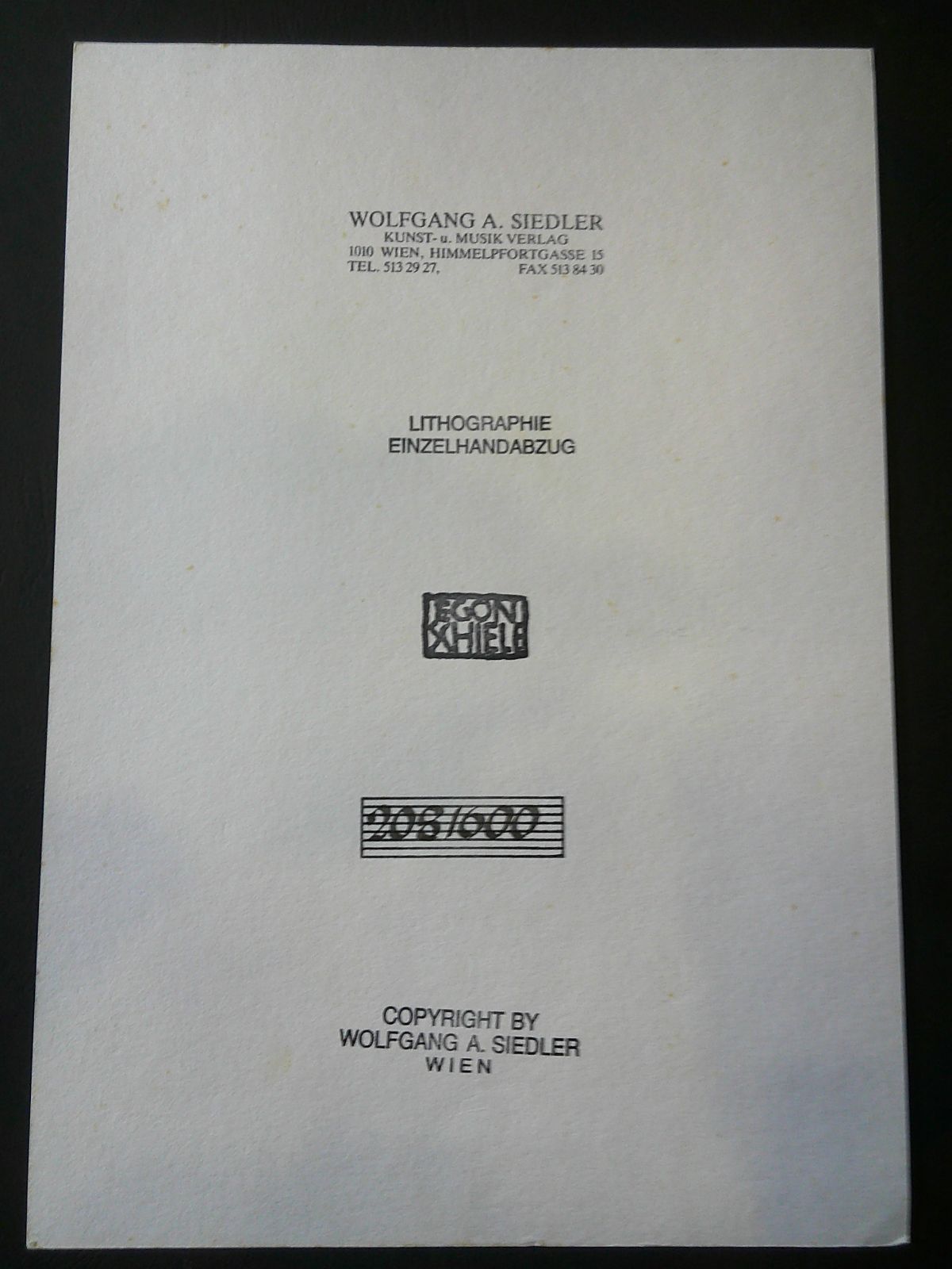 エゴン・シーレ 生誕100周年記念リトグラフ集 208/600 真作保証 - メルカリ