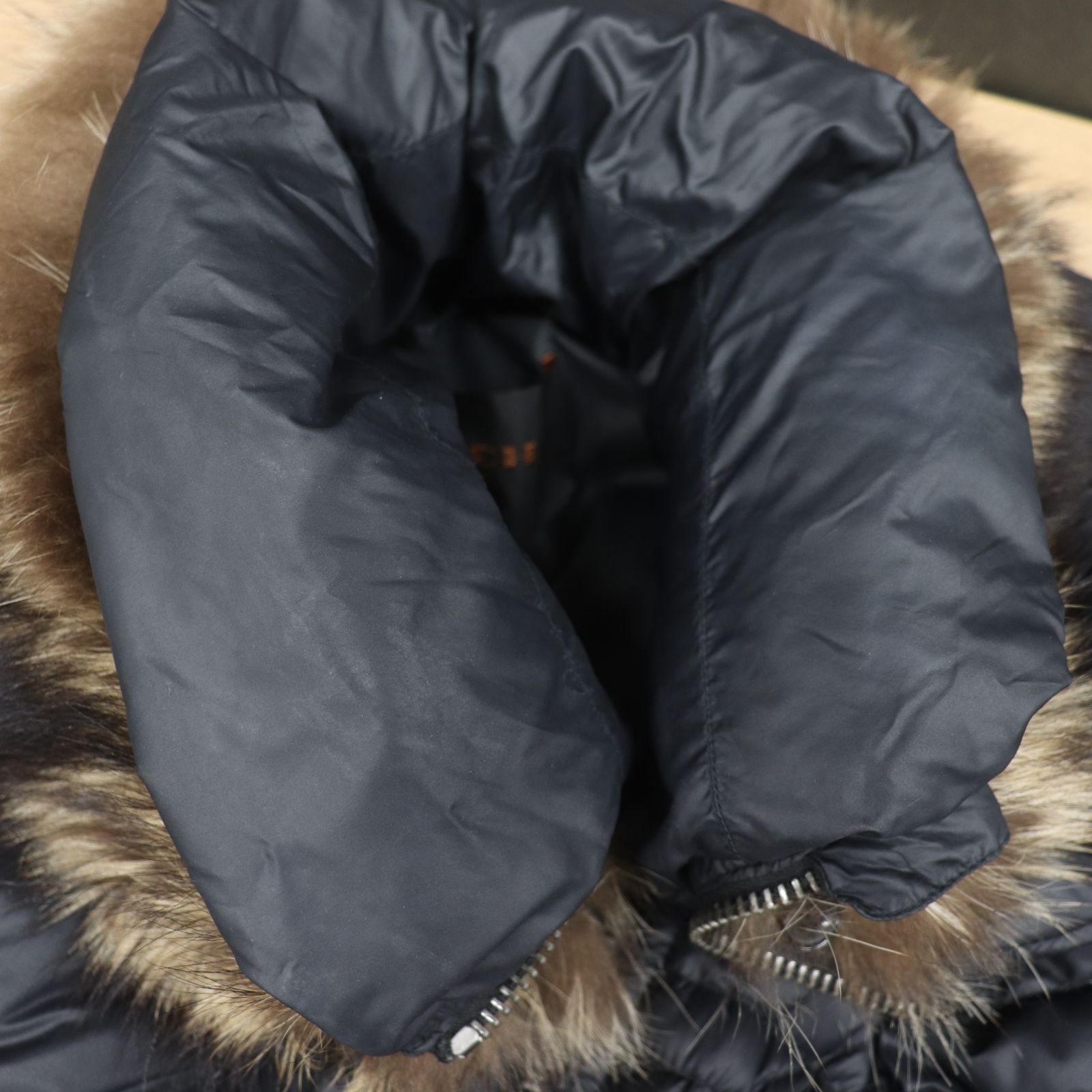 coach コーチファー付きフェザーダウンコート