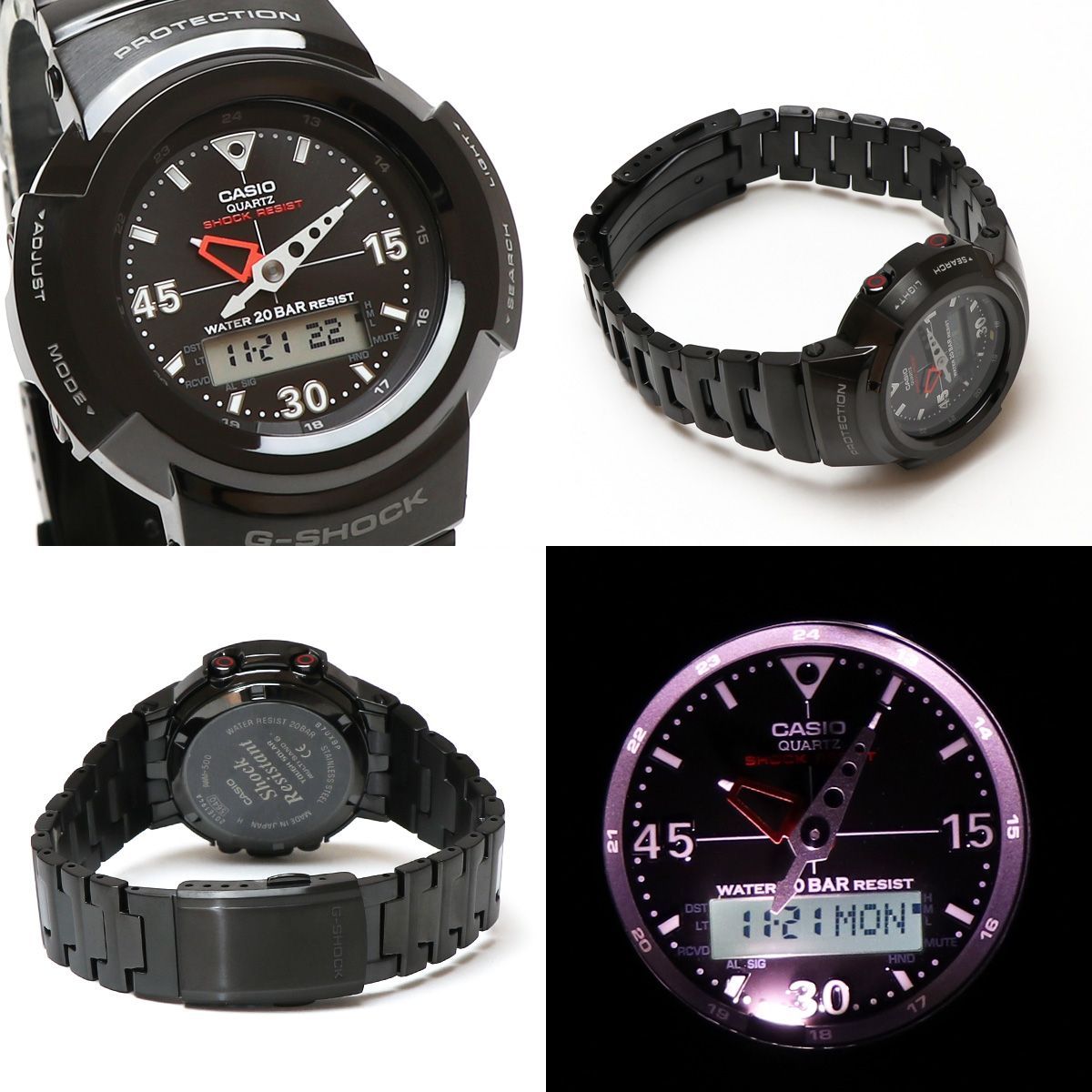 新品,2年保証】CASIO カシオ gshock ジーショック AWM-500-1A