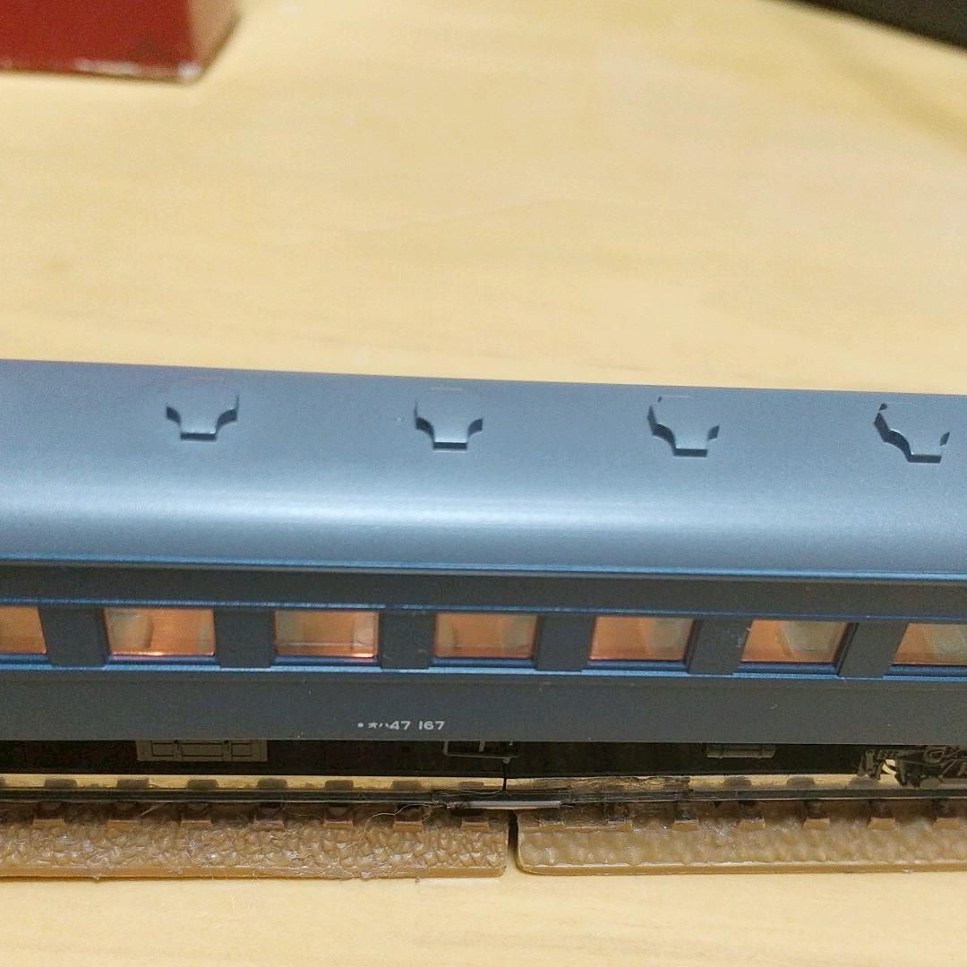 KATO/室内灯つき青色の旧型客車3両セット（説明必読） - メルカリ