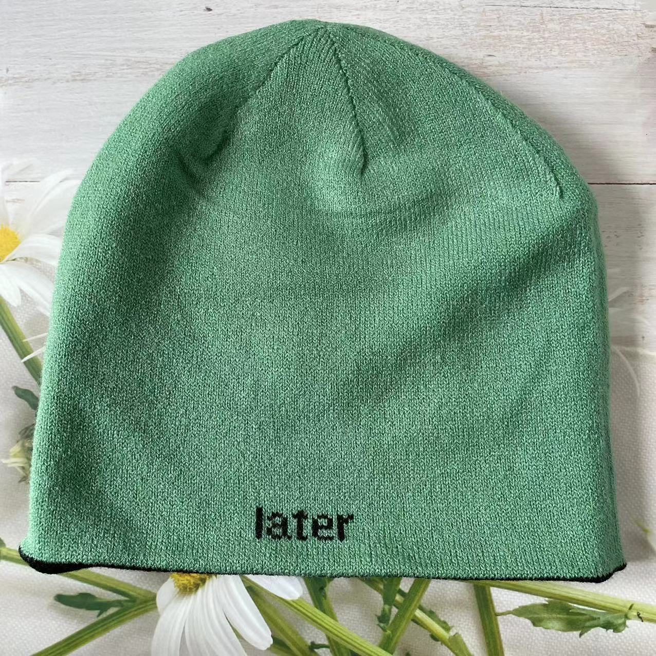 帽子 GuruGuruBeanie (Black&Mint Reversible) GuruGuruBeanie (Black&Mint Reversible) - メルカリ