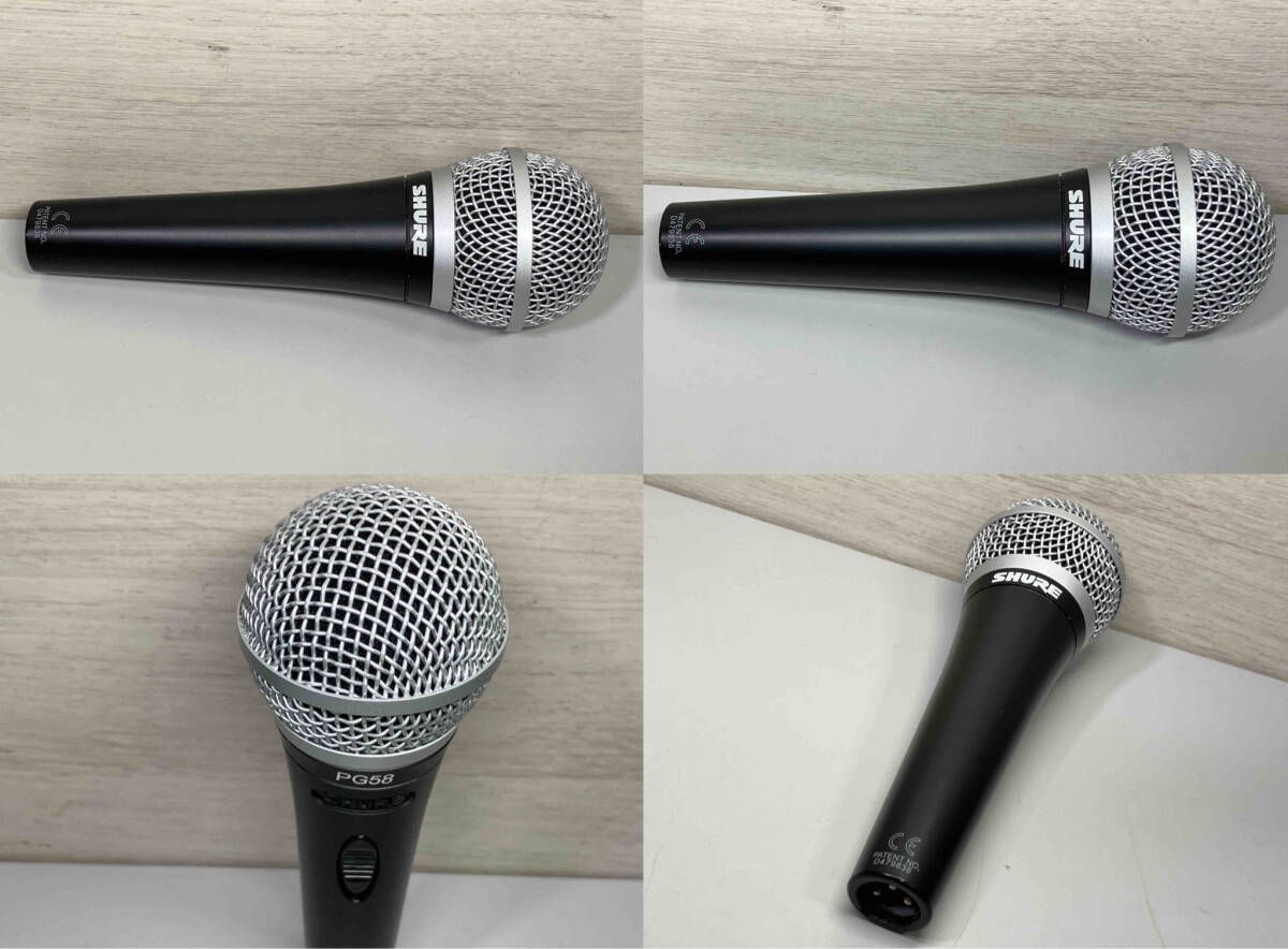 SHURE PG58 ダイナミックマイク - メルカリ