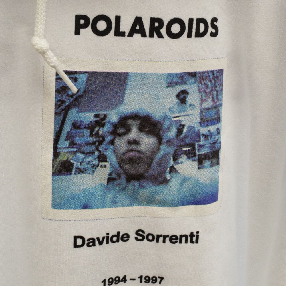 【国内買付】WACKOMARIA DAVIDE SORRENTI HOODED パーカー ロゴ WACKO MARIA/DAVIDE SORRENTI / HOODED SWEAT SHIRT（WHITE