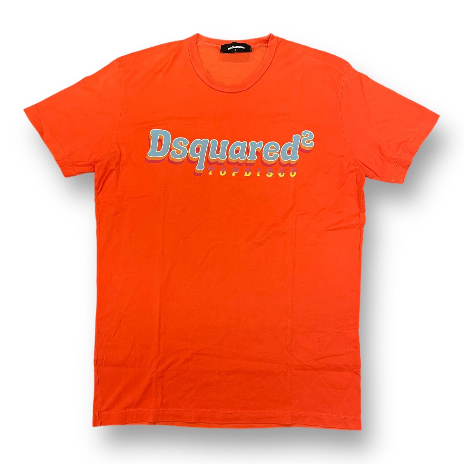 国内正規 DSQUARED2 プリント ロゴ Tシャツ ディースクエアード