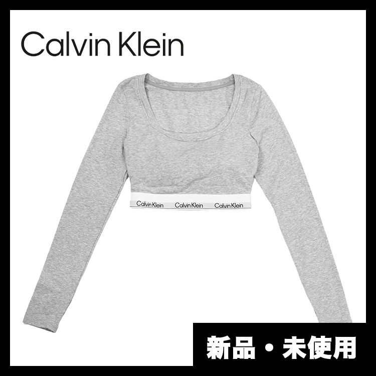 ♥ Calvin Klein | カルバンクライン L|S OUTPUSH BRALETTE パット付き ロングスリーブ スクープネックブラレット | 99253506