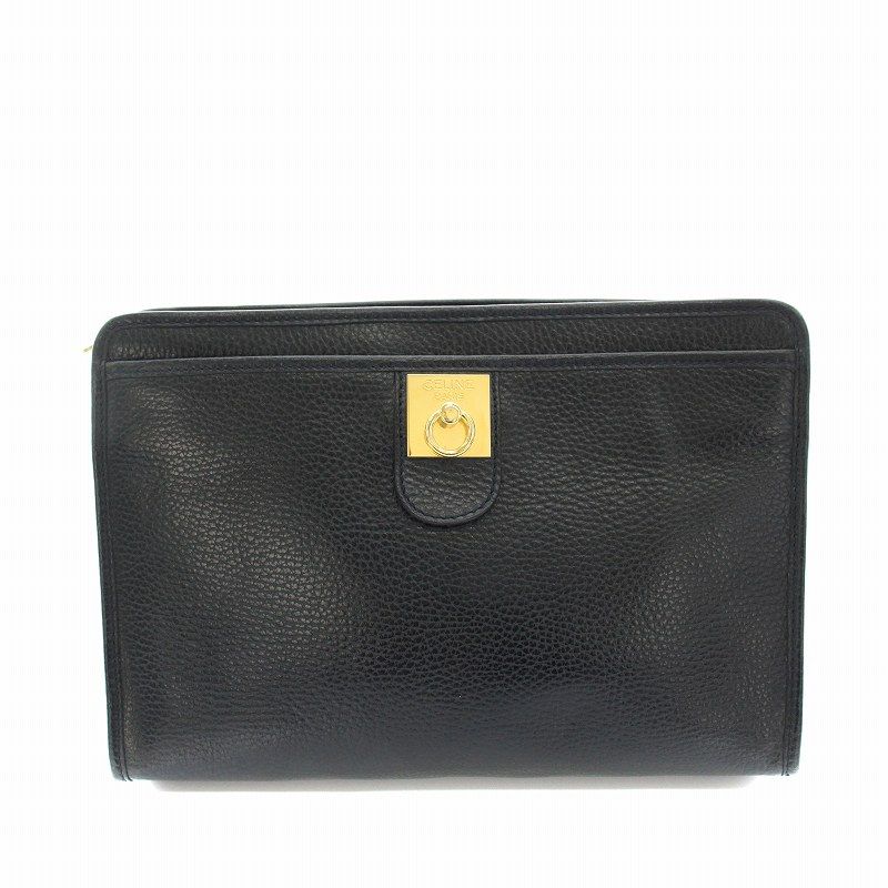 セリーヌ CELINE セカンドバッグ クラッチバッグ ヴィンテージ レザー
