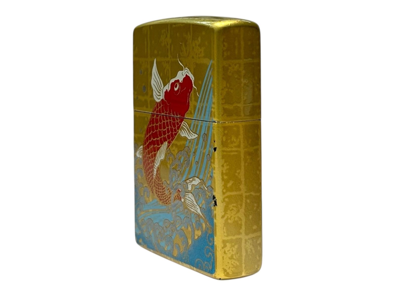 zippo (ジッポー) 2022年製 本金蒔絵 鯉 和柄 オイルライター
